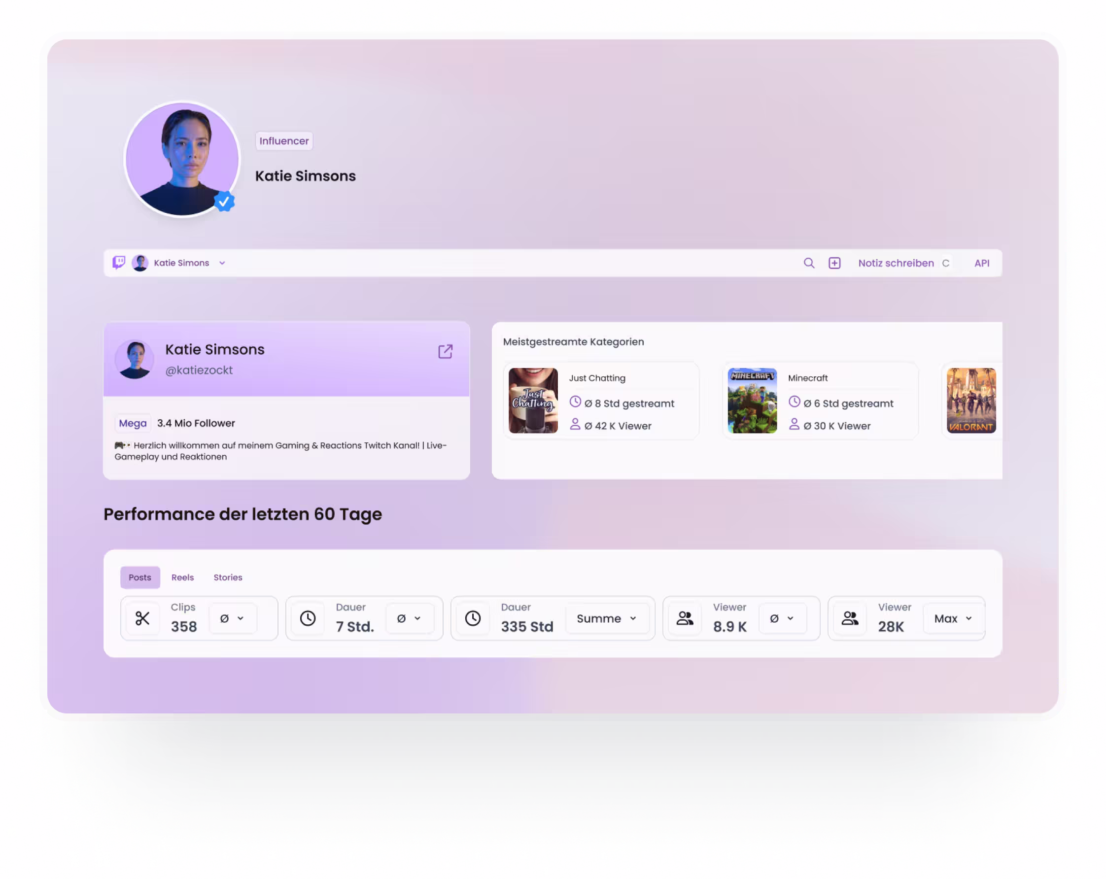 Twitch Kanal auf Nindo